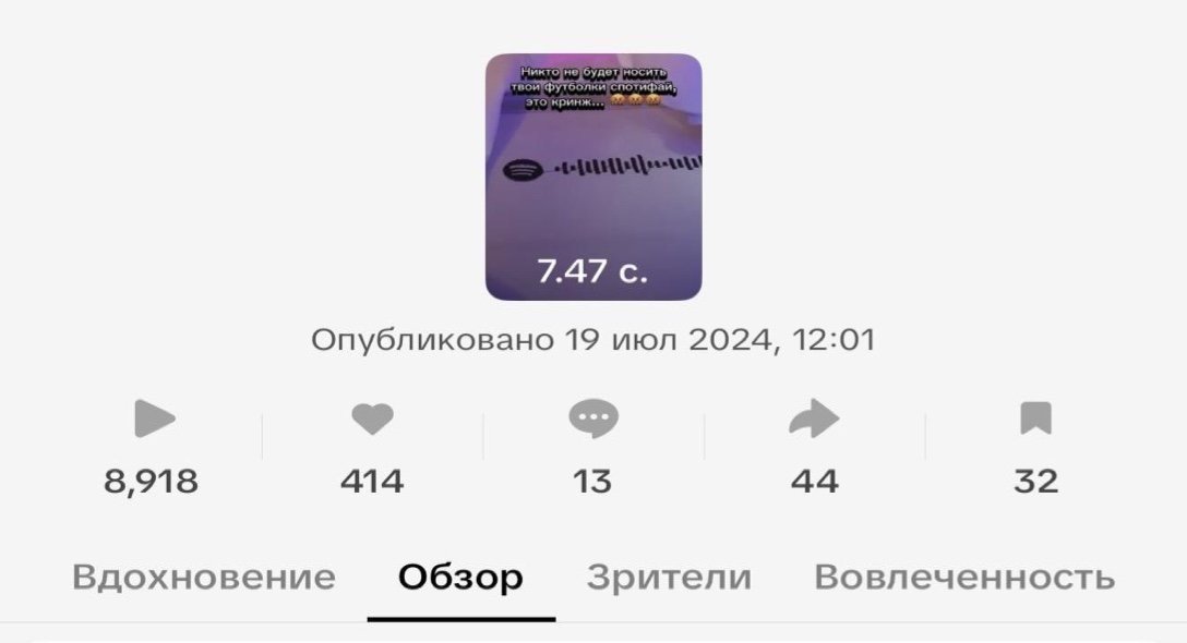 TikTok — 8 918 просмотров